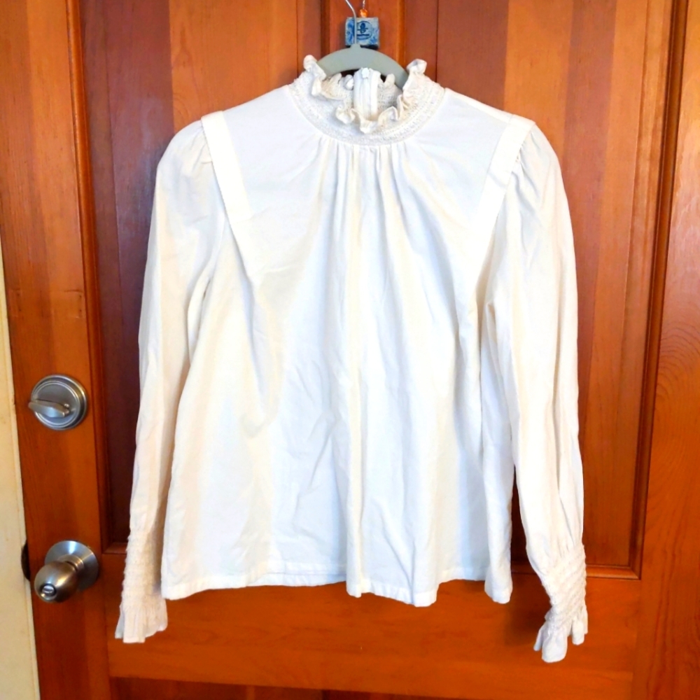 Ann Taylor Ruffled Blouse